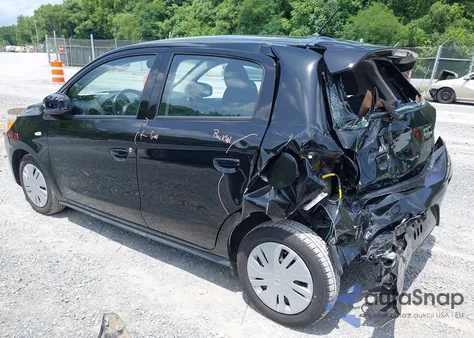 2024 Mitsubishi Mirage Es/Le из США, поврежденный, VIN ML32AUHJ5RH035581